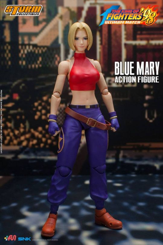 Figura Blue Mary King Of Fighters '98 Ultimate Match