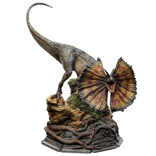 Figura Estatua Dilophosaurio Jurassic World Dominion Art Scale