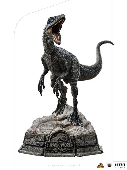 Figura Estatua Blue Jurassic World Dominion Art Scale