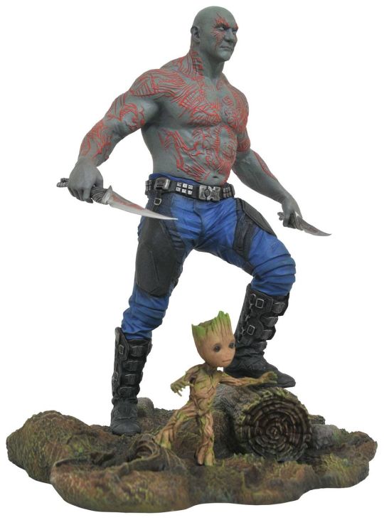Figura Drax & Baby Groot Guardianes De La Galaxia Vol 2 Marvel Gallery