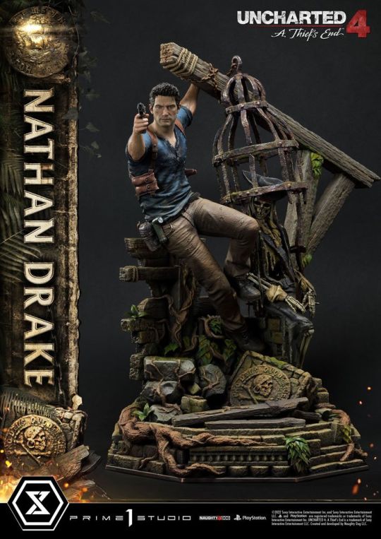 Figura Estatua Nathan Drake Uncharted 4 Ultimate Premium Masterline