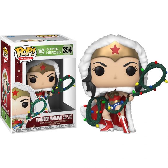 Portada Holiday Wonder Woman With Lights Lasso