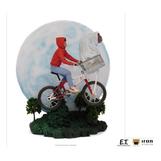 Figura Estatua Et Y Elliot Et El Extraterrestre Deluxe Art Scale