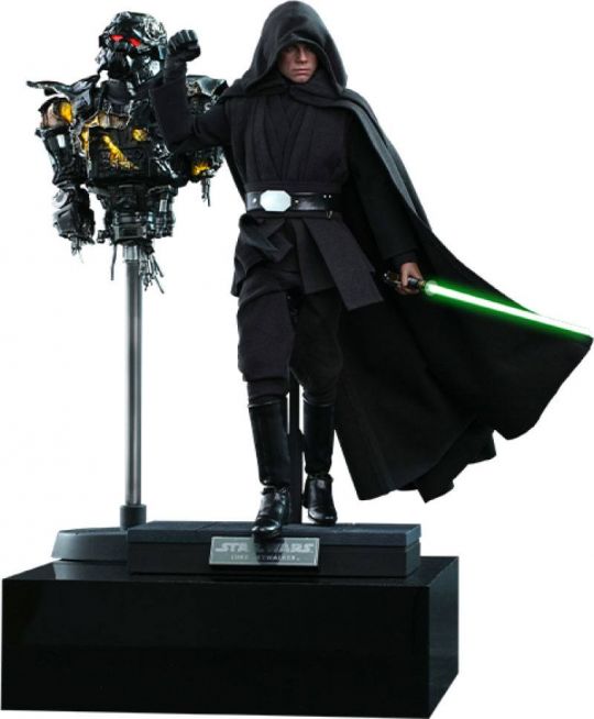 Figura Luke Skywalker Star Wars The Mandalorian Hot Toys Deluxe Version