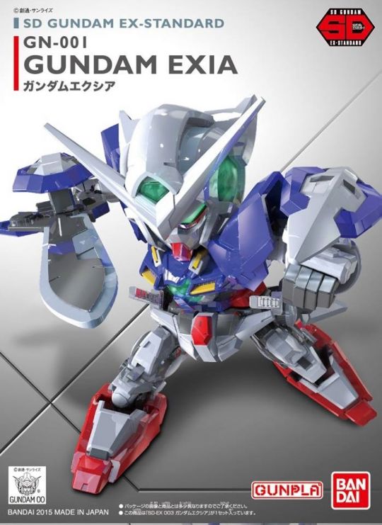 Figura Model Kit Gundam Exia Sd Ex Std 003