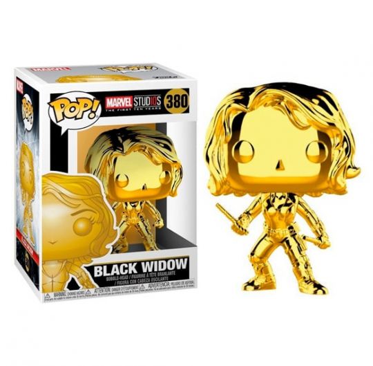 Figura Viuda Negra (Cromado Oro)
