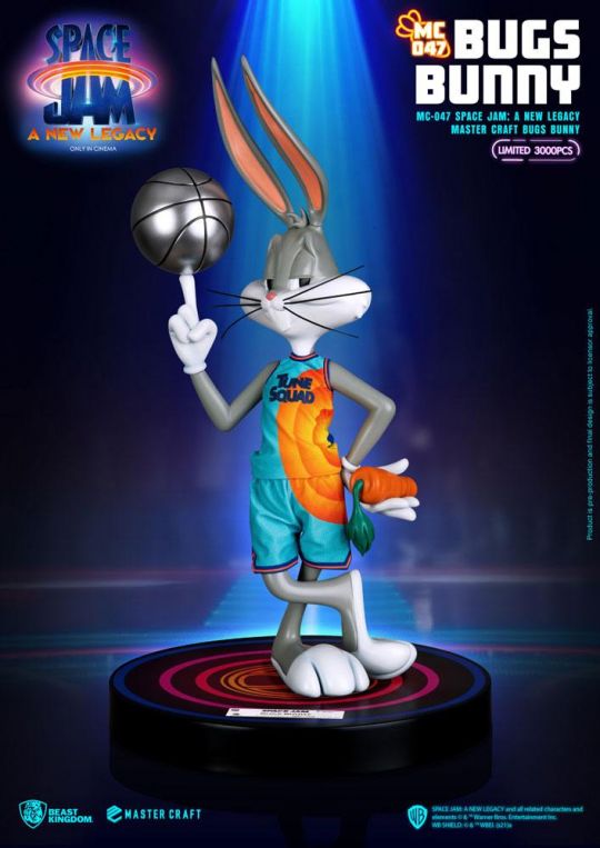 Figura Estatua Bugs Bunny Space Jam A New Legacy Master Craft
