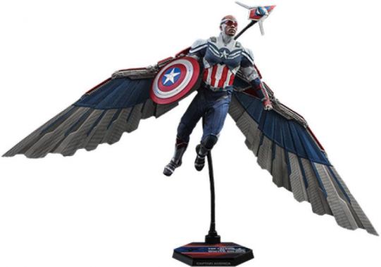 Figura Capitan America The Falcon And The Winter Soldier Marvel Comics Hot Toys