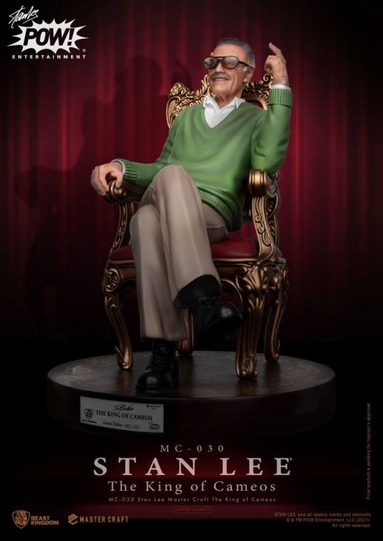 Figura Stan Lee Master Craft The King Of Cameos Marvel Comics