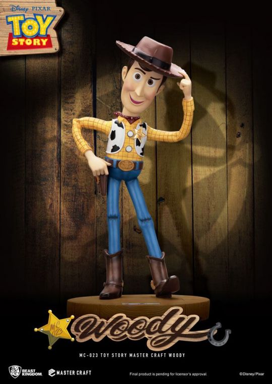 Figura Estatua Woody Toy Story Disney Pixar Master Craft