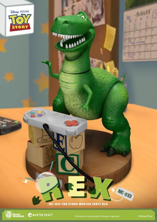 Figura Estatua Rex Toy Story Disney Pixar Master Craft