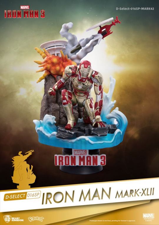 Figura Iron Man Mark Xlii Marvel Comics D-Select