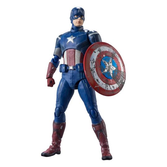 Figura Sh Figuarts Capitán America Avengers Assemble Edition Vengadores Marvel Comics