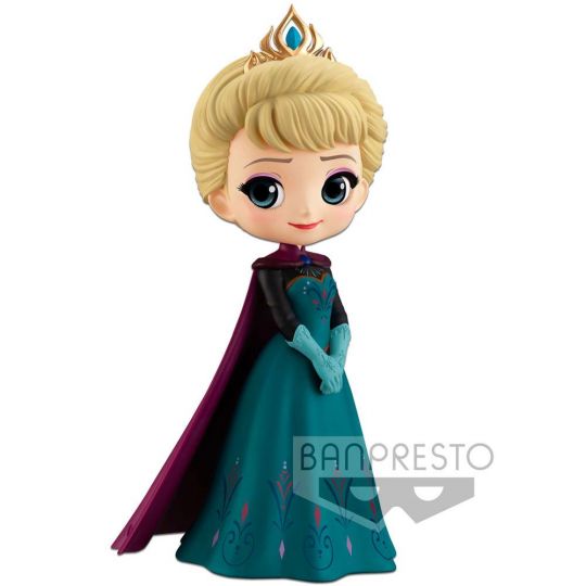 Figura Elsa Coronation Frozen Disney Q Posket