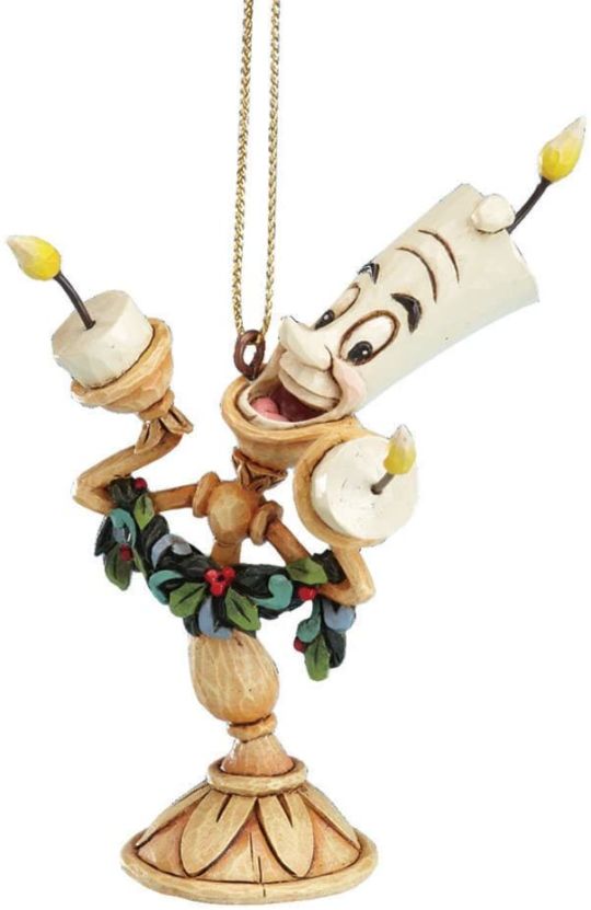 Figura Adorno Navidad  Lumiere La Bella Y La Bestia Disney Traditions Jim Shore