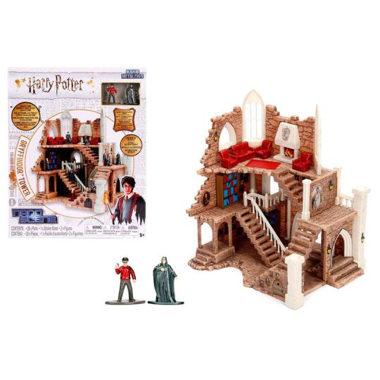 Figura Playset Torre Gryffindor Harry Potter Con 2 Figuras