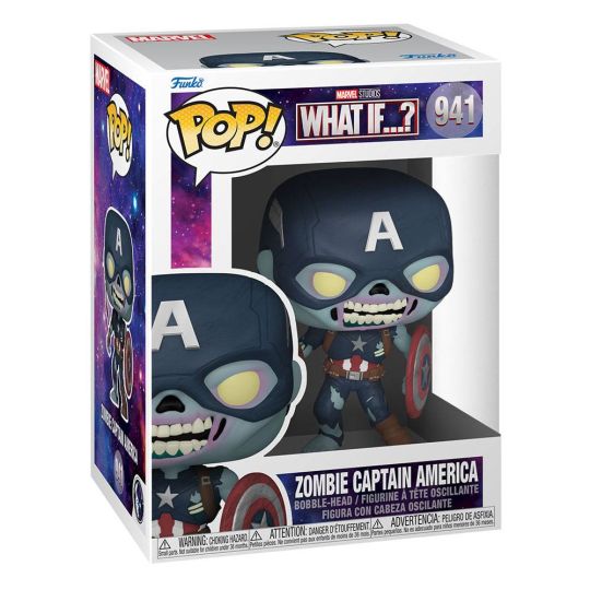 Figura Capitan America Zombie What If Marvel Comics Pop 941