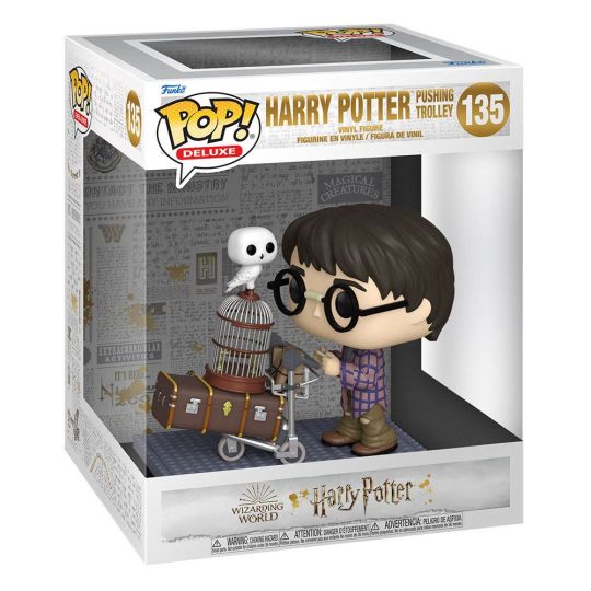Figura Harry Potter Empujando Equipaje Harry Potter Pop Deluxe 135