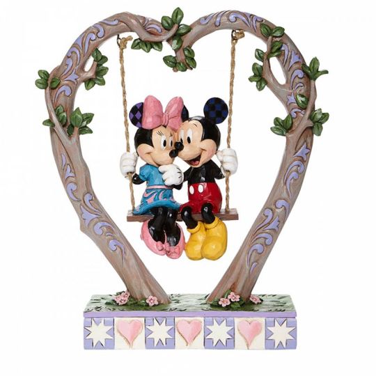 Figura Mickey Y Minnie On Swing Disney Traditions Jim Shore